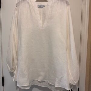 Chic Ivory Blouse